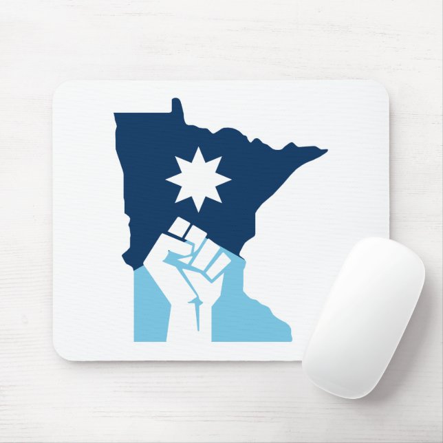 Resist Minnesota Raised Fist Mouse Pad (With Mouse)