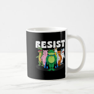 Resist No King Portland Frog Costume Activists Gro Coffee Mug
