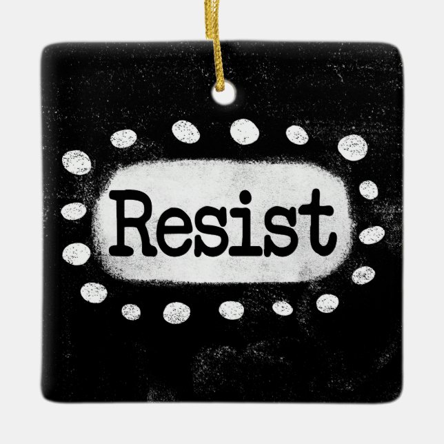 Resist Ornament (Front)