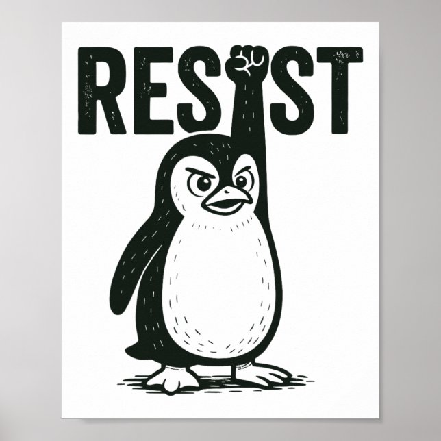 Resist Penguin 2  Poster (Front)