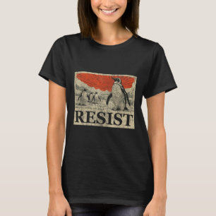 Resist Penguin Activism Anime Graphic We Stand Wit T-Shirt