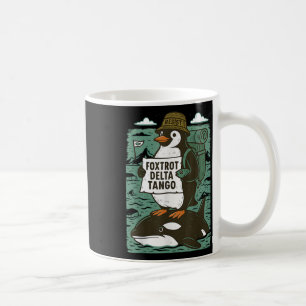Resist Penguin Activism Graphic Design Coffee Mug