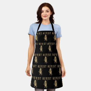 Resist Penguin Activism Graphic Design Vintage Apron