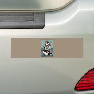 Resist Penguin Activism Vintage Protest  Bumper Sticker