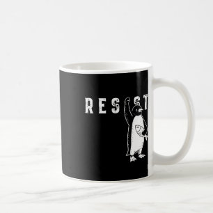 Resist Penguin Shirt Resist Penguin Activism Funny Coffee Mug