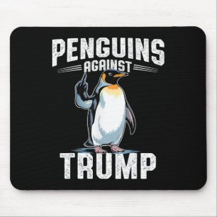 Resist Penguins Against Trump - Make Penguin Tax F Mouse Pad