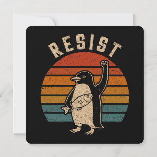 Resist Penguins Protest Against Tariffs Invitation