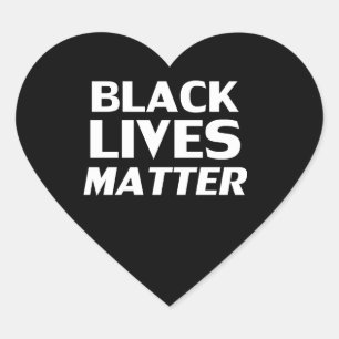 "Resist Persist" black white Heart Sticker