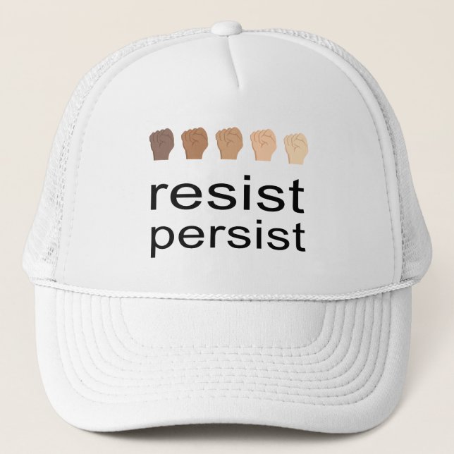 Resist Persist Trucker Hat (Front)