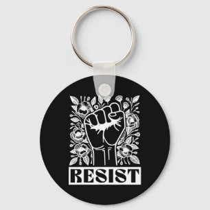 Resist Political Activism Anti Trump  Key Ring