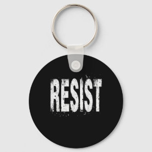 Resist Political Protest Key Ring