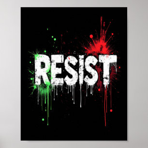 Resist Political Protest  Poster