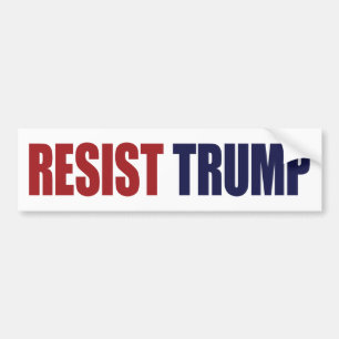 Resist President Trump - Anti Trump Bumper Sticker
