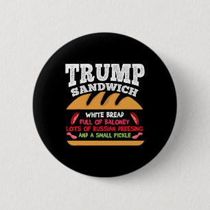 Resist President Vote Dems 2020 Anti Trump Sandwic 6 Cm Round Badge