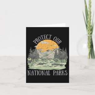 Resist Protect National Parks Graphic Anti Trump 8 Card