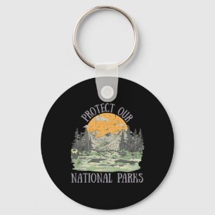 Resist Protect National Parks Graphic Anti Trump 8 Key Ring