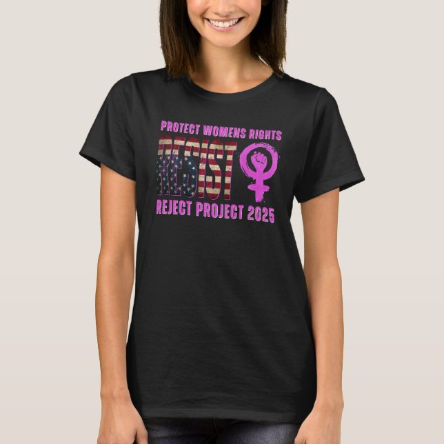 Resist Reject Project 2025  T-Shirt (Front)