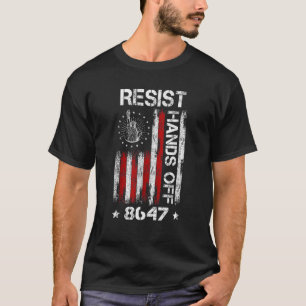 Resist Resistance 8647 Statue of Liberty Hands Off T-Shirt