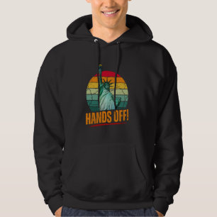 Resist Resistance Statue of Liberty Hands Off Prot Hoodie