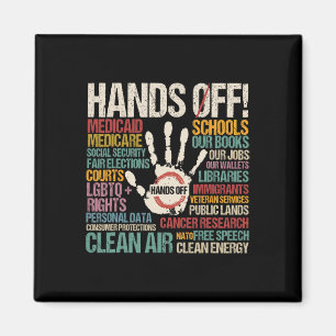 Resist Resistance Statue Of Liberty Hands Off Prot Magnet