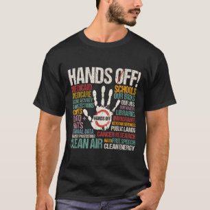 Resist Resistance Statue Of Liberty Hands Off Prot T-Shirt