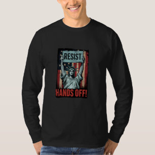 Resist Resistance Statue of Liberty Hands Off Prot T-Shirt