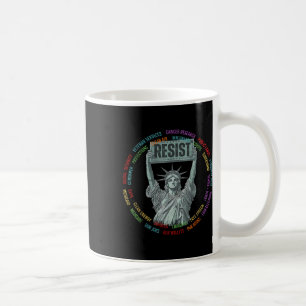 Resist Resistance Usa Statue Of Liberty Hands Off Coffee Mug
