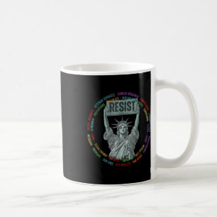Resist Resistance Usa Statue Of Liberty Hands Off Coffee Mug