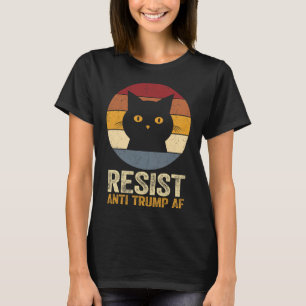Resist Retro Tee Anti Trump Af Funny Anti Trump Ca