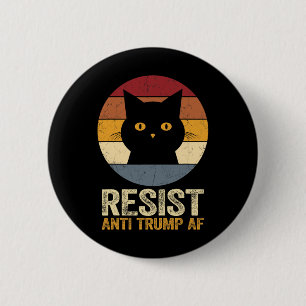 Resist Retro Tee Anti Trump Af Funny Anti Trump Ca 6 Cm Round Badge