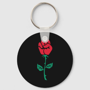 Resist Rose Key Ring