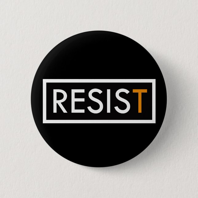 RESIST Round Button (Front)