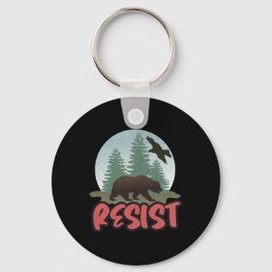 Resist Shirt Alt Us National Parks Resist Graphic  Key Ring