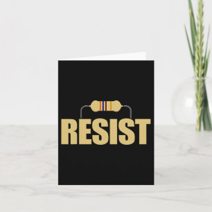 Resist Shirt Cute I Love Electrical Work Gift Card