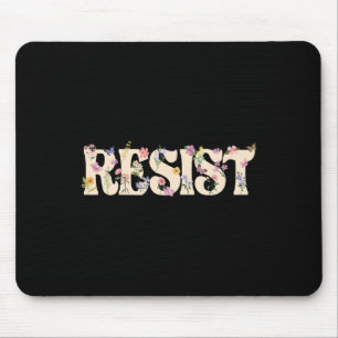 Resist Shirt Motif Floral 8647 Mouse Pad