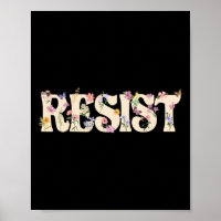 Resist Shirt Motif Floral 8647