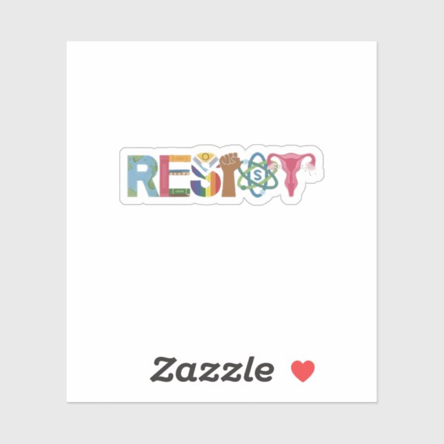 Resist Shirt Resistance Fight Fist Protest Liberal (Sheet)