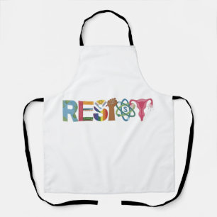 Resist Shirt Resistance Fight Fist Protest Liberal Apron