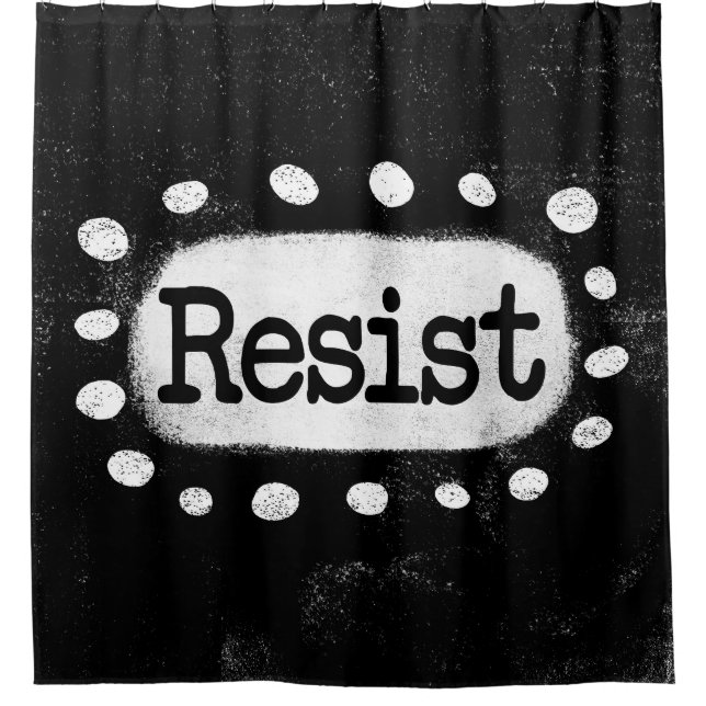 Resist Shower Curtain (Front)