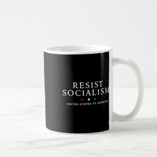 Resist Socialism United States Of America Anti Soc Coffee Mug
