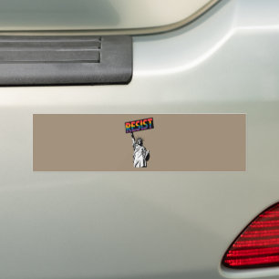 Resist Statue of Liberty Feminist Gift Bumper Sticker