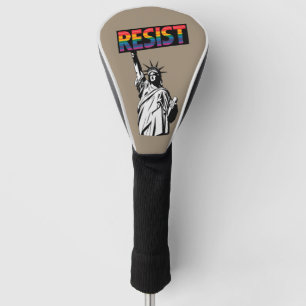 Resist Statue of Liberty Feminist Gift Golf Head Cover