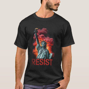 Resist Statue of Liberty Feminist Protest Equal Hu T-Shirt