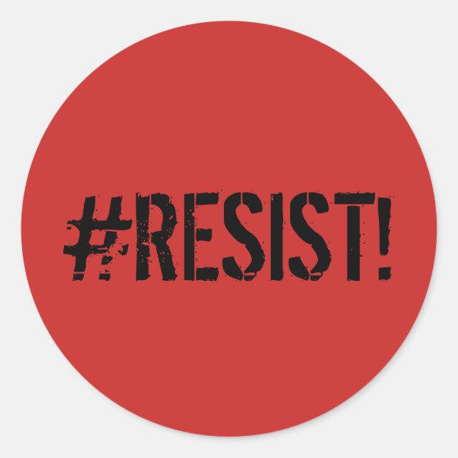 "#RESIST" Sticker Decal (Front)