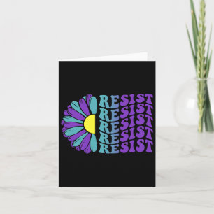 Resist Suicide Prevention Depression Awareness 1 Card