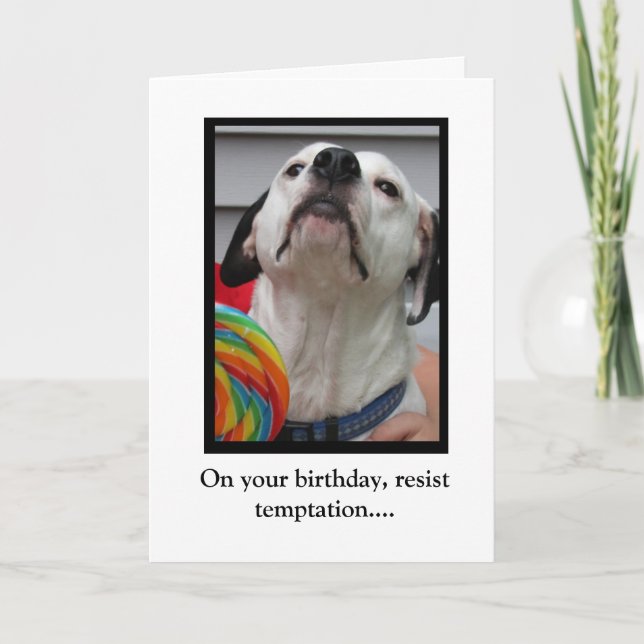 Resist Temptation Card (Front)