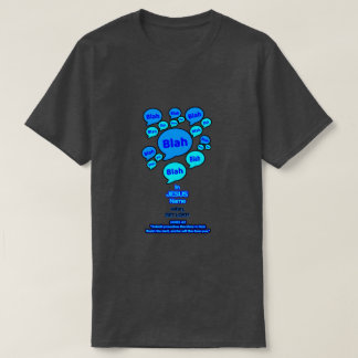Resist the devil - Blue Logo T-Shirt