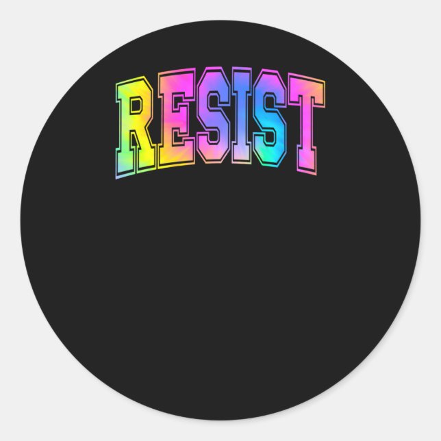 Resist Tie-dye Sticker  (Front)