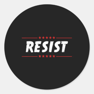 Resist Trump 86 45 Not My President Tee Impeach Classic Round Sticker
