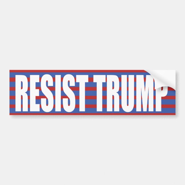 RESIST TRUMP BUMPER STICKER (Front)